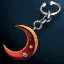 Red Crescent Earring icon