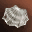 White Colored Fish Scale icon