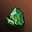 Extracted Coarse Green Star Stone icon