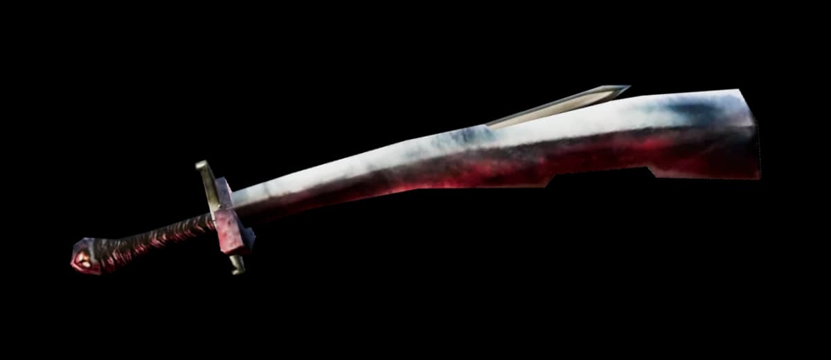 3D render of Bastard Sword*Crimson Sword