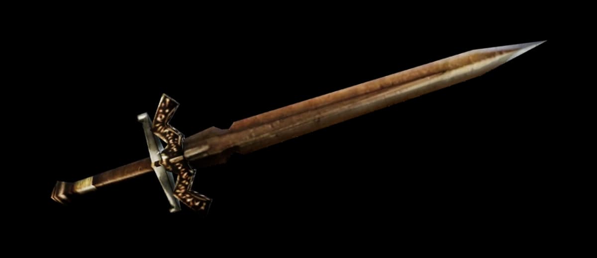 3D render of Bastard Sword*Spinebone Sword