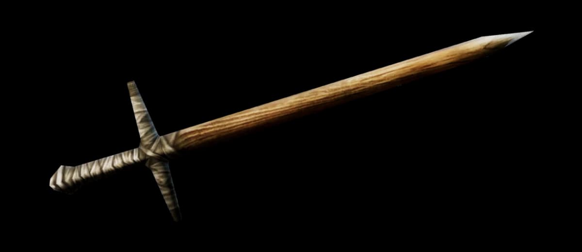 3D render of Squire's Sword