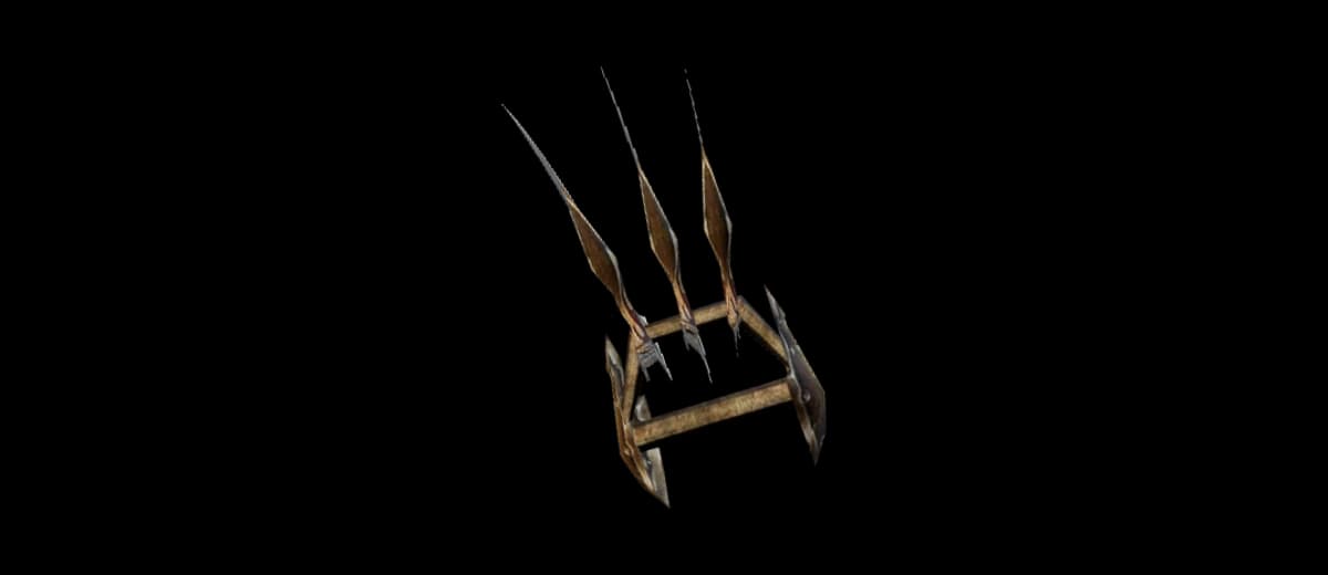 3D render of Triple-Edged Jamadhr