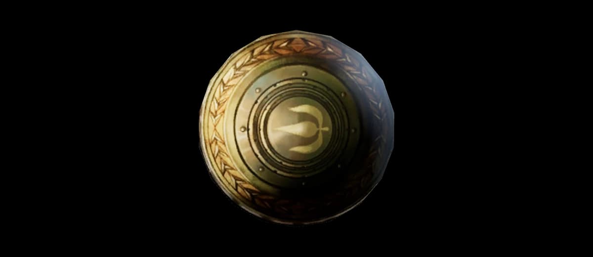 3D render of Bronze Shield
