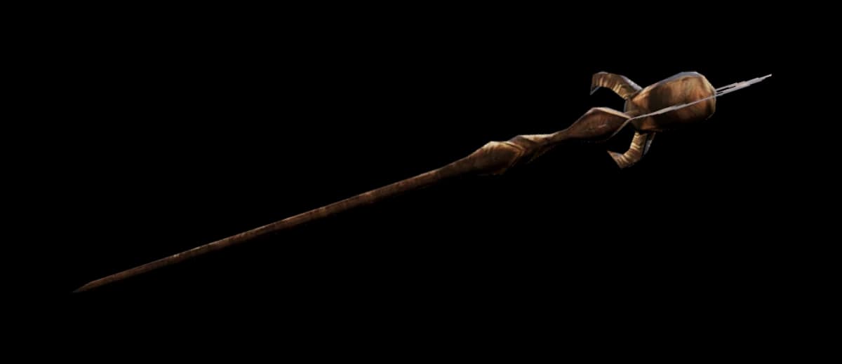 3D render of Cursed Staff