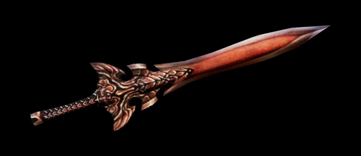 3D render of Homunkulus's Sword