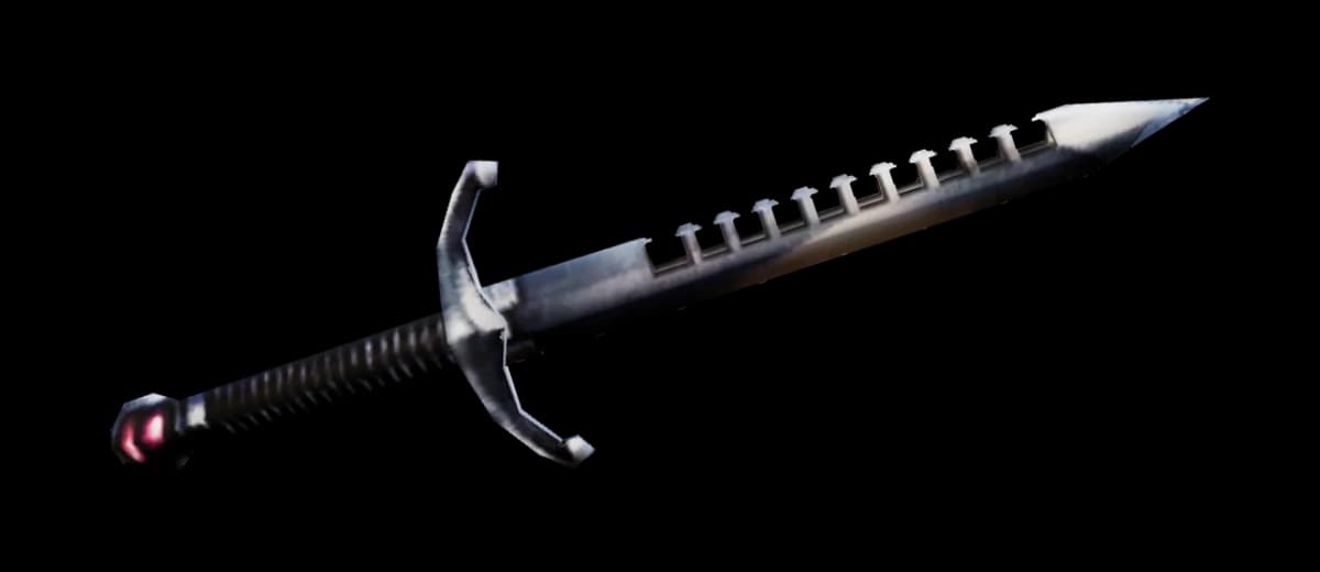 3D render of Sword Breaker
