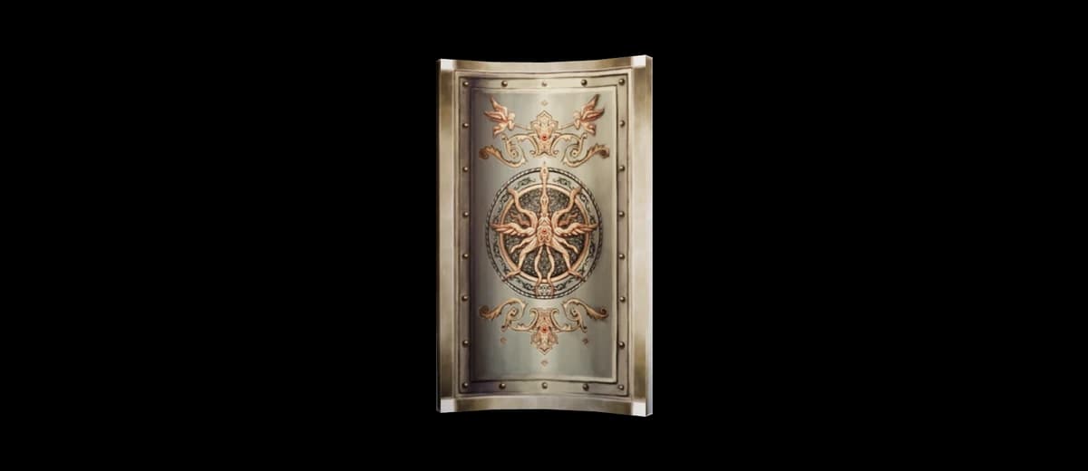 3D render of Tower Shield