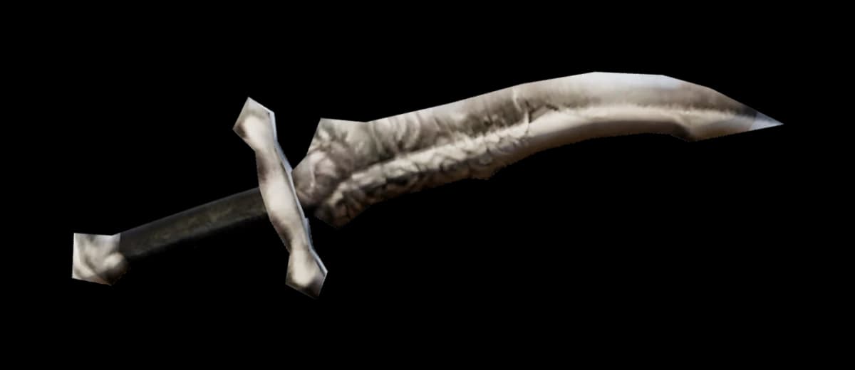 3D render of Mystic Knife