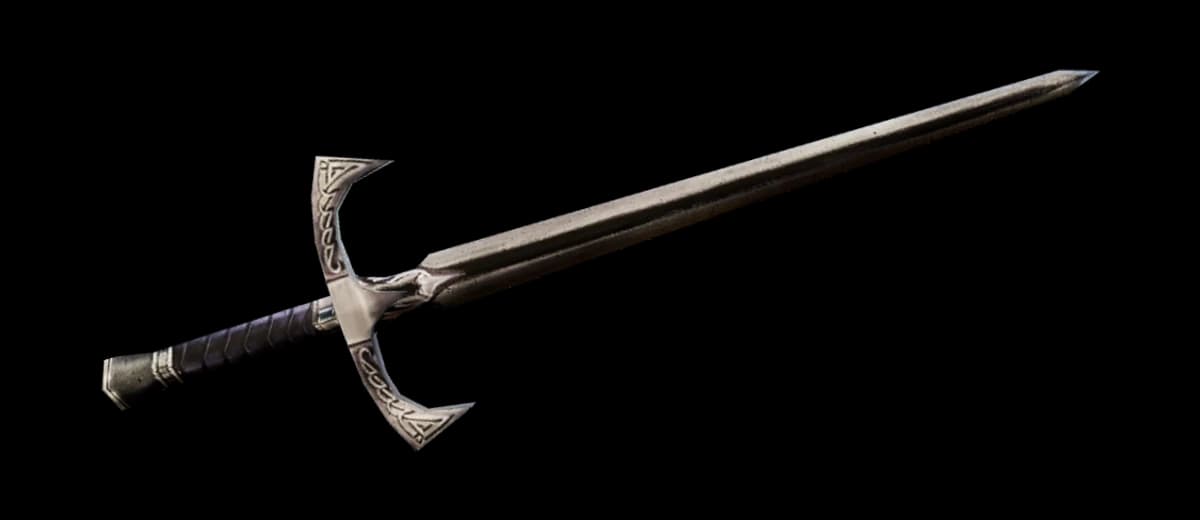 3D render of Hazard Sword