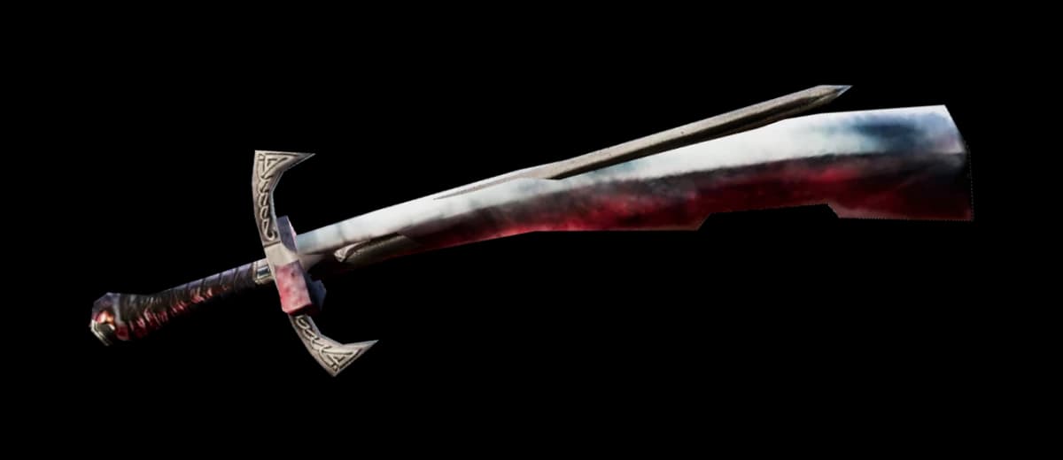 3D render of Crimson Sword*Sword of Revolution