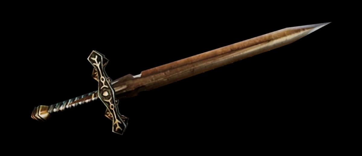 3D render of Spinebone Sword*Elven Long Sword