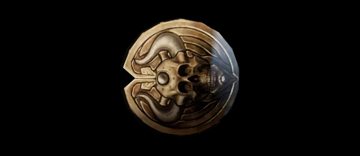 3D render of Bone Shield