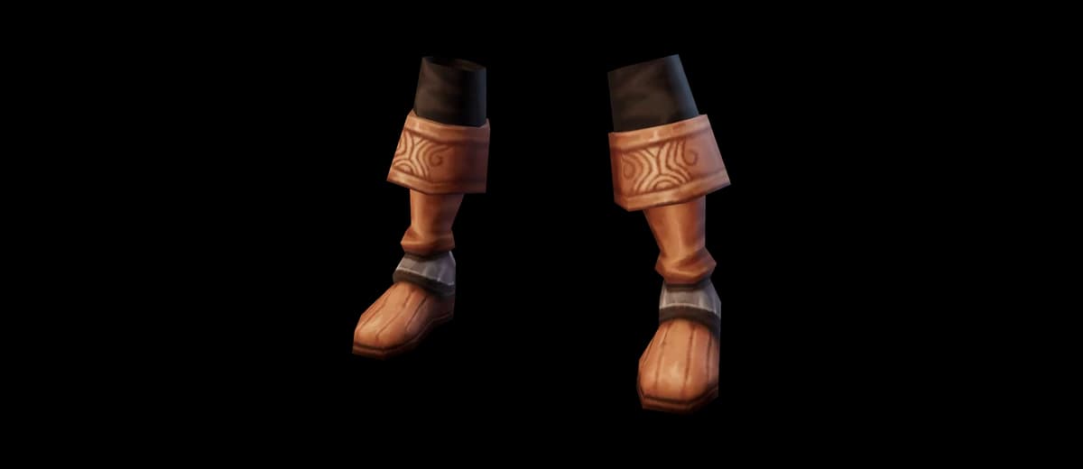 3D render of Theca Leather Boots