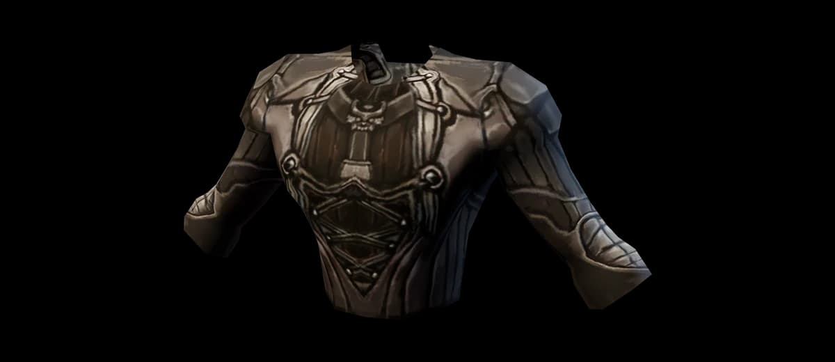 3D render of Reinforced Leather Shirt