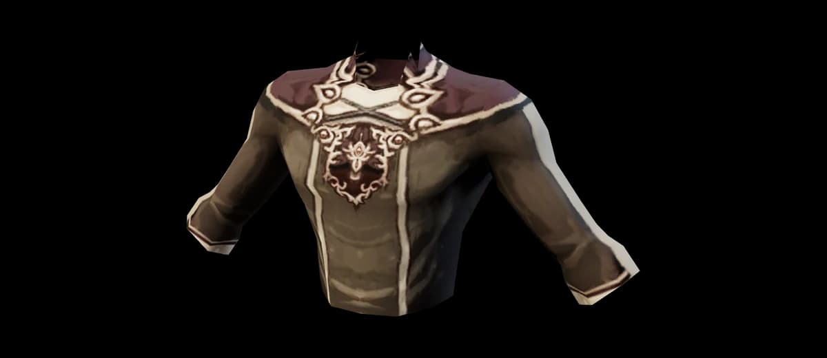 3D render of Blood Tunic