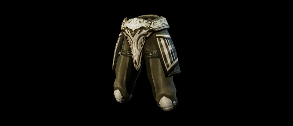 3D render of Mithril Gaiters