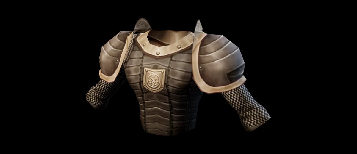 3D render of Chain Mail Shirt