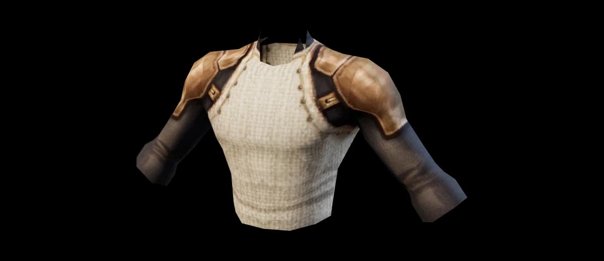 3D render of Leather Shirt