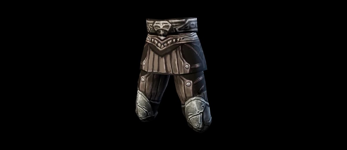 3D render of Reinforced Leather Gaiters