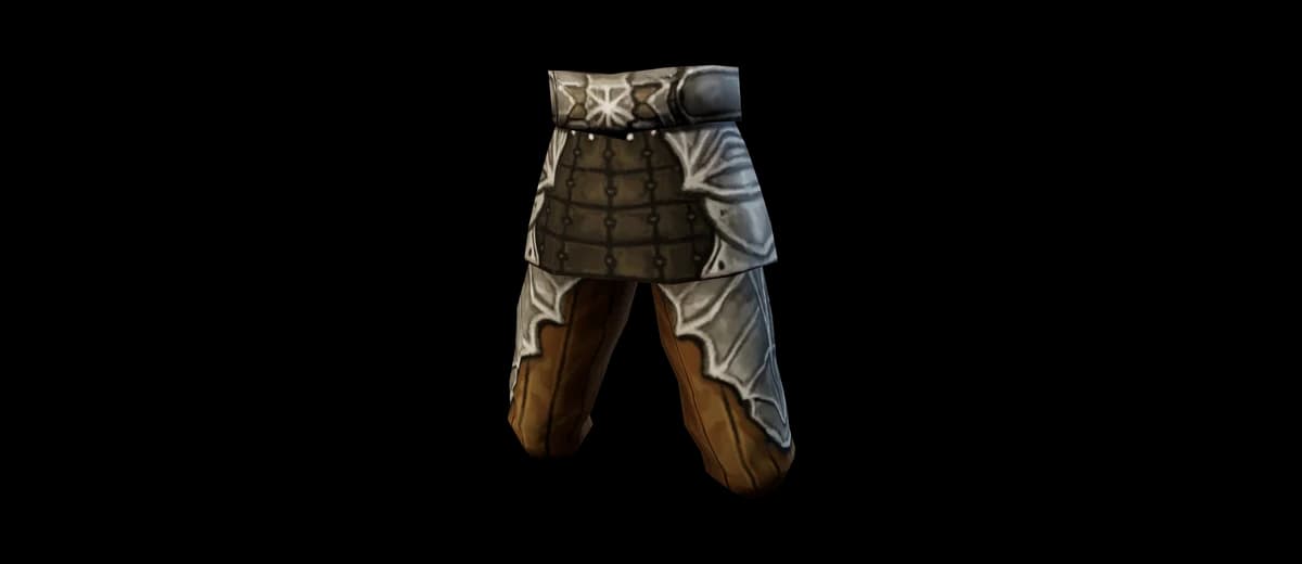 3D render of Bone Gaiters
