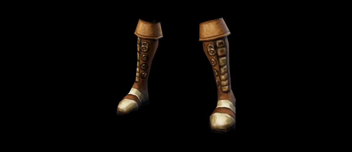 3D render of Iron Boots