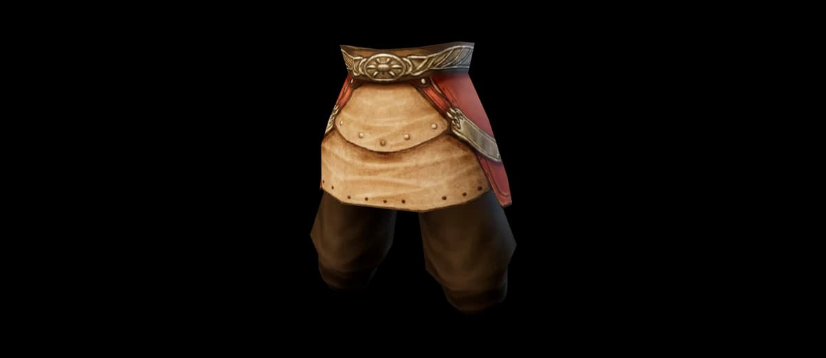 3D render of Manticore Skin Gaiters