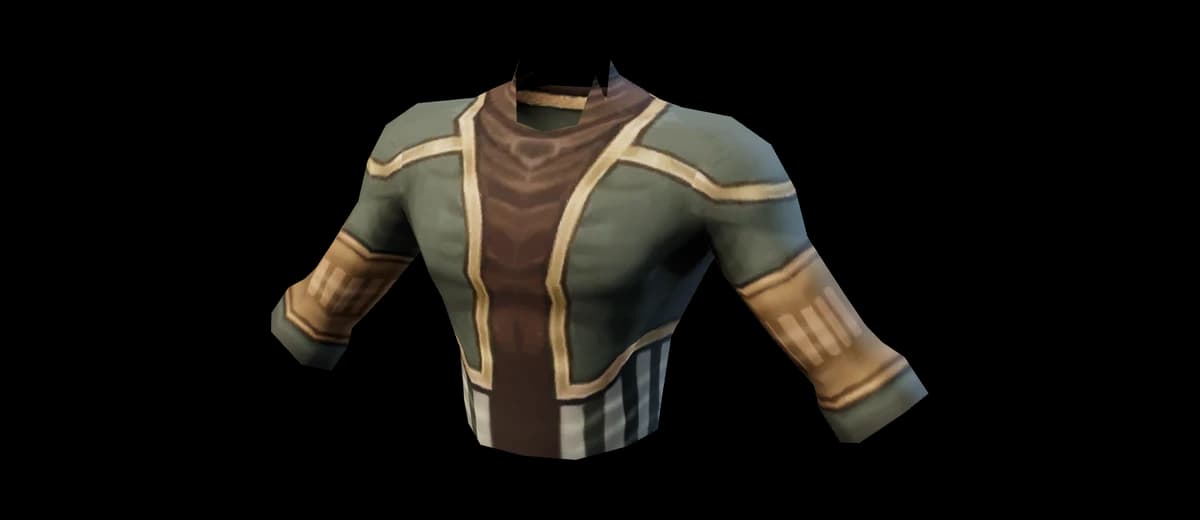 3D render of Mystic's Tunic