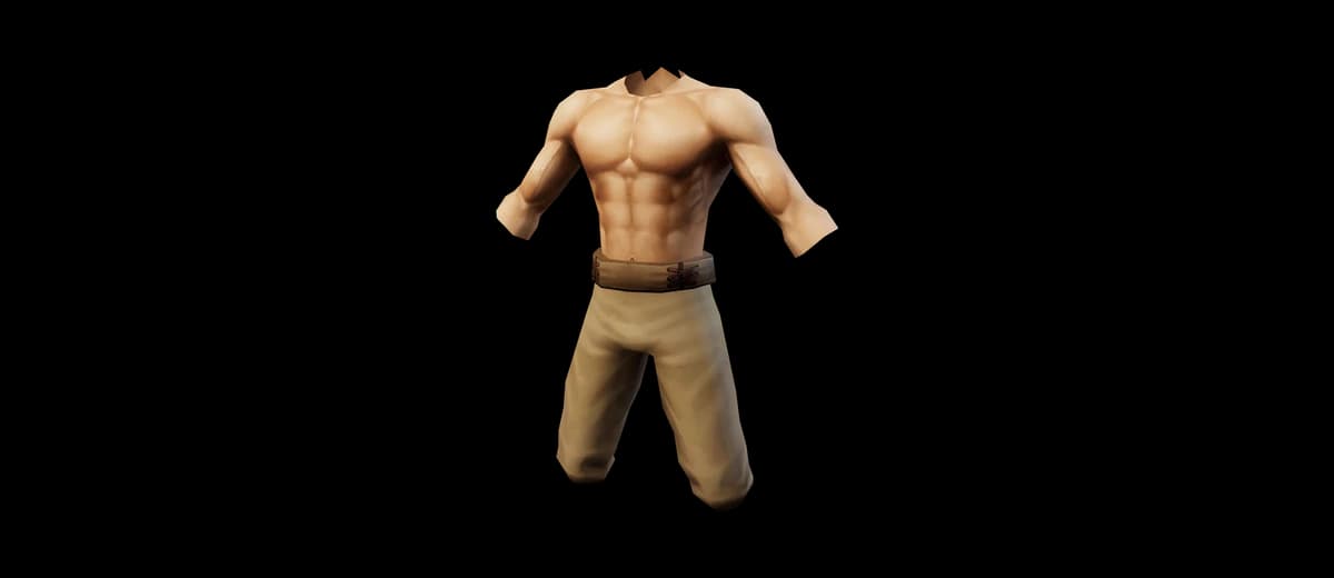 3D render of Cotton Undergarment