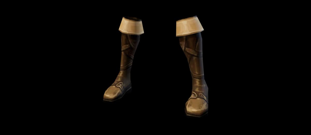 3D render of Leather Boots