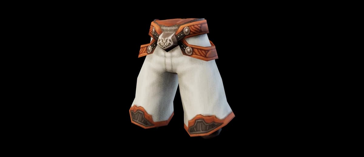 3D render of Theca Leather Gaiters