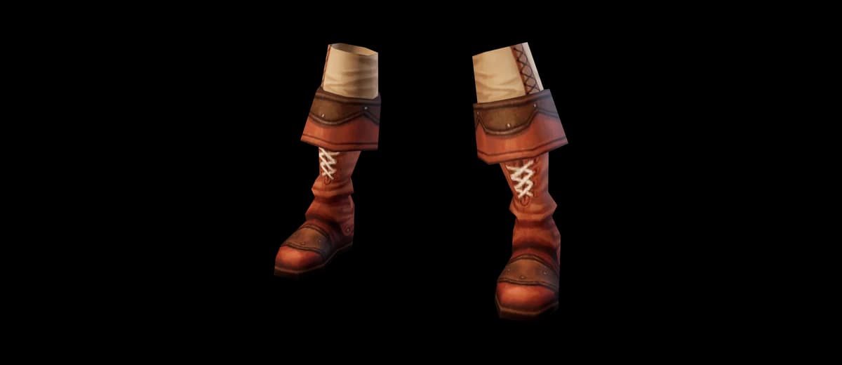 3D render of Slamander Skin Boots