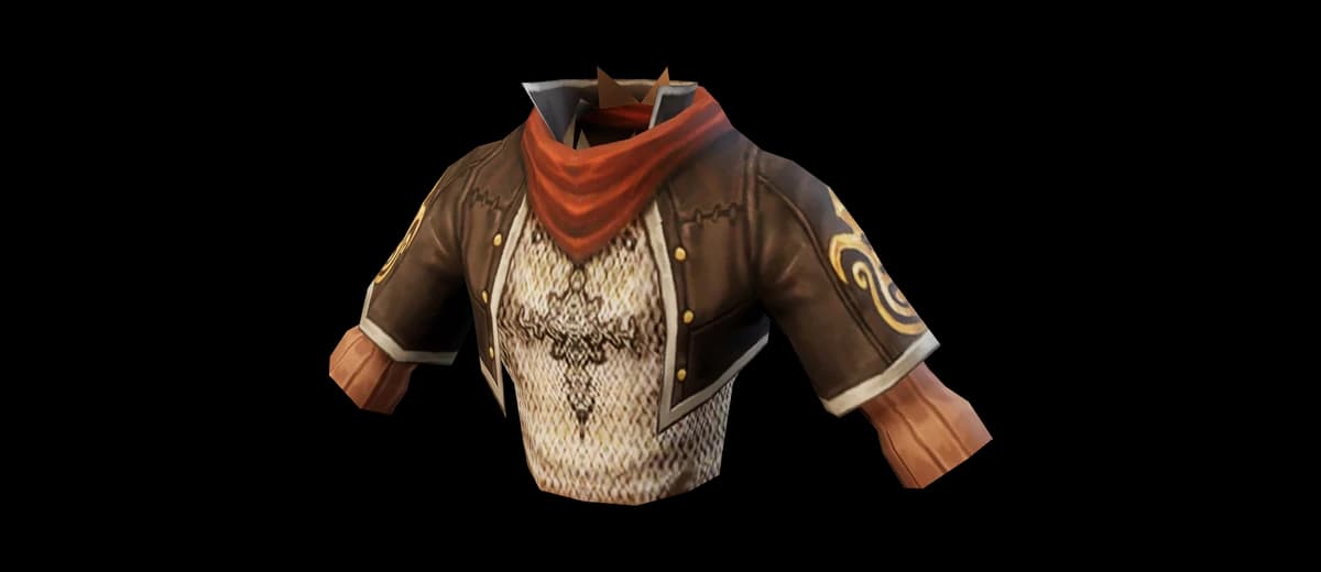 3D render of Dwarven Chain Mail Shirt