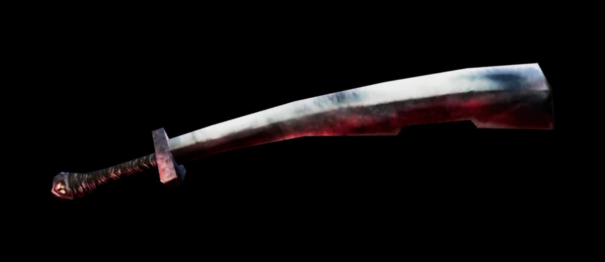 3D render of Crimson Sword