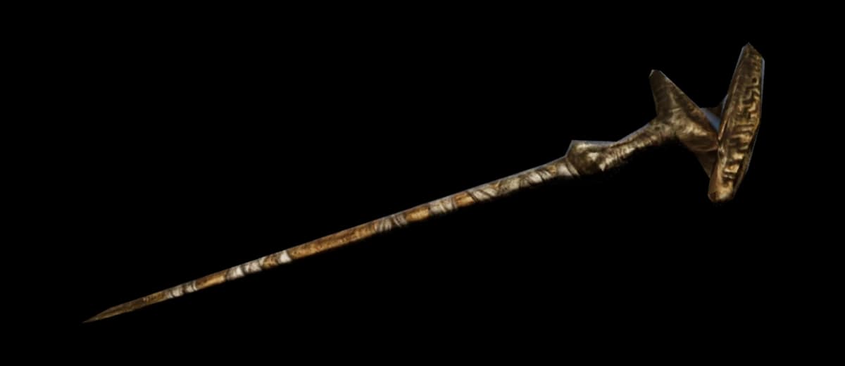 3D render of Bone Staff