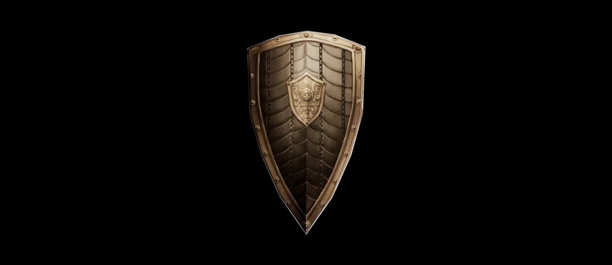3D render of Chain Shield