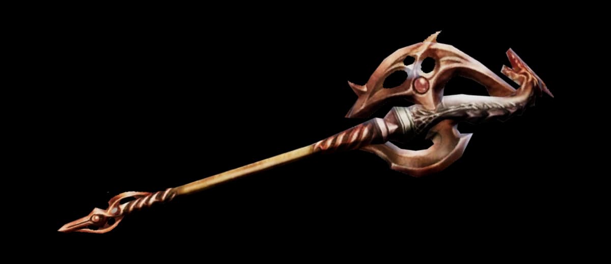 3D render of Dragon Hunter Axe [HP Drain]