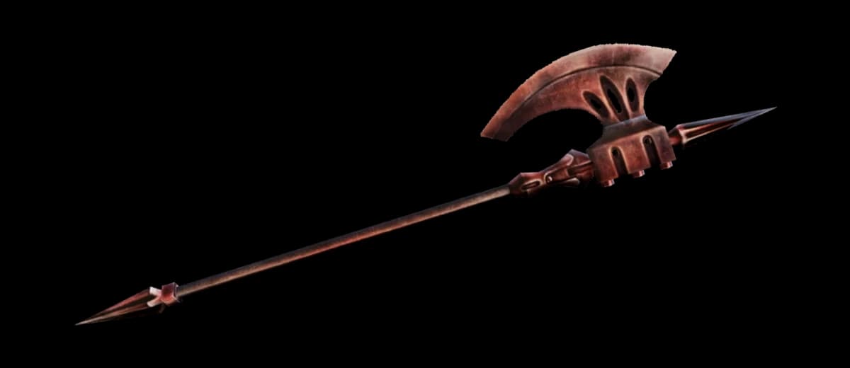 3D render of Orcish Halberd