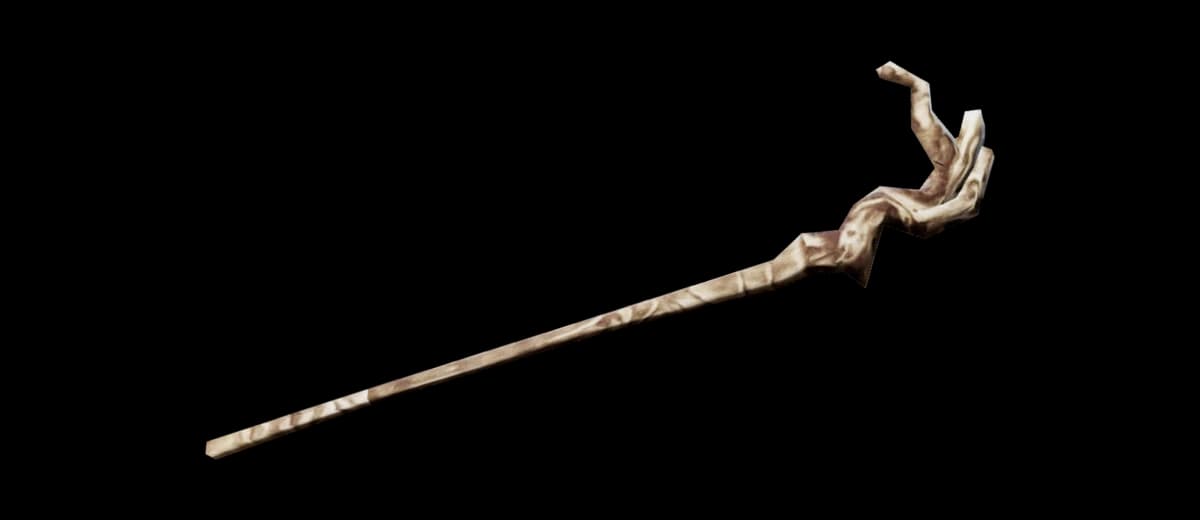 3D render of Sage's Staff [Magic Weakness]