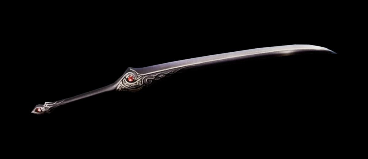 3D render of Mysterious Sword [Magic Weakness]