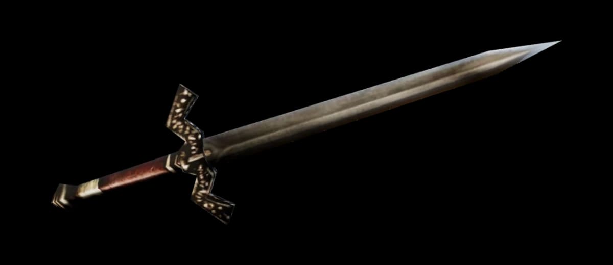 3D render of Rusted Bronze Sword