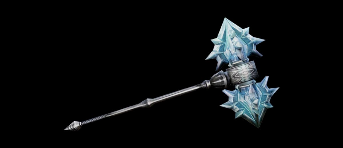 3D render of Ice Storm Hammer [Focus]