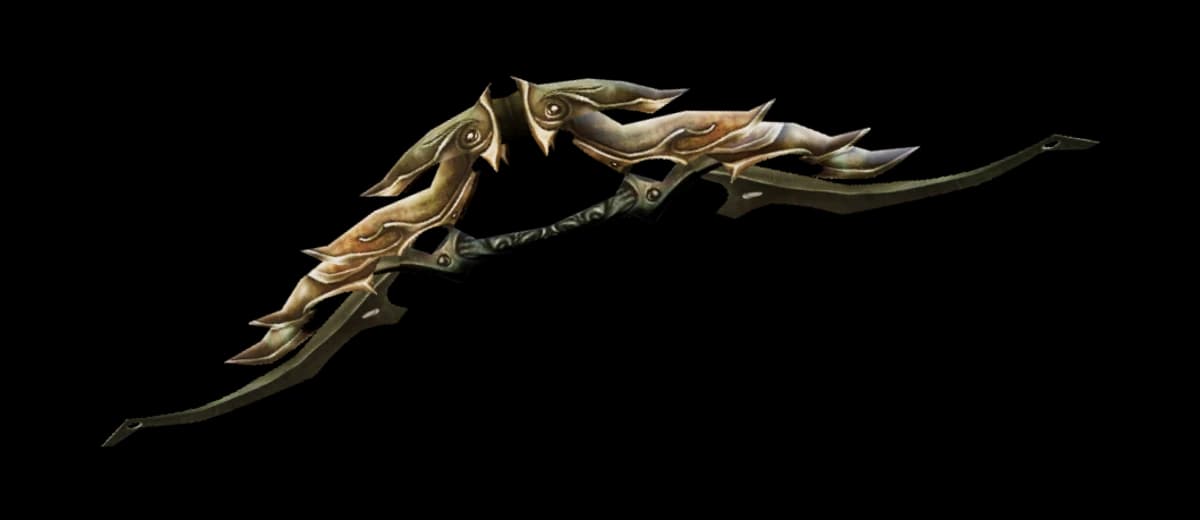 3D render of Akat Long Bow [Miser]