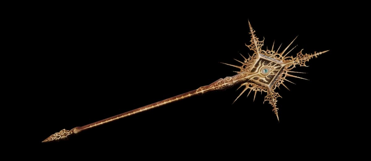 3D render of Imperial Staff [Magic Hold]