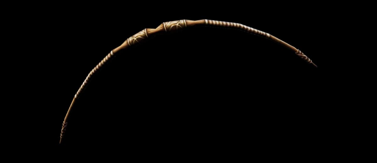3D render of Crescent Moon Bow
