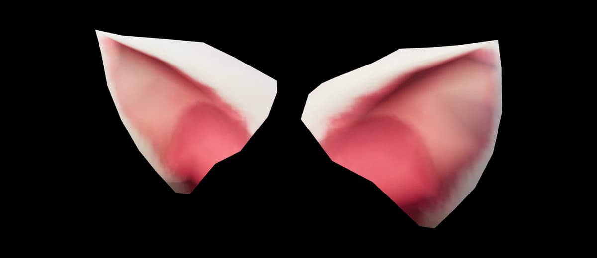 3D render of Cat Ear