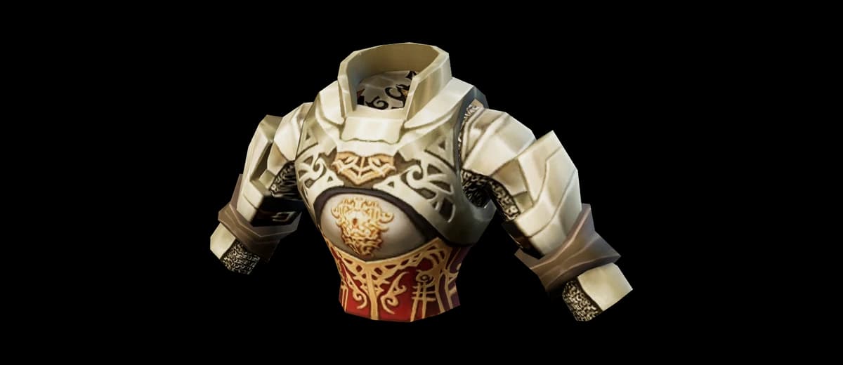 3D render of Zubei's Breastplate