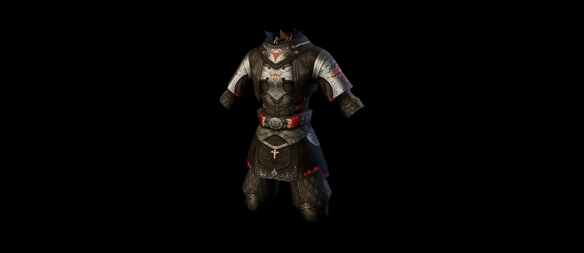 3D render of Tallum Leather Armor