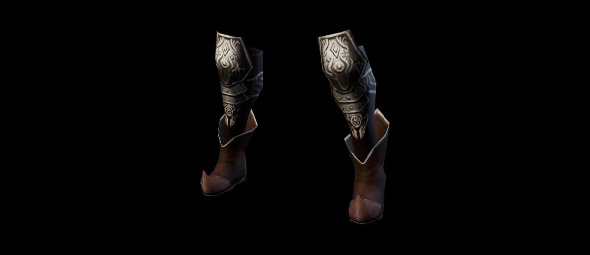 3D render of Rind Leather Boots