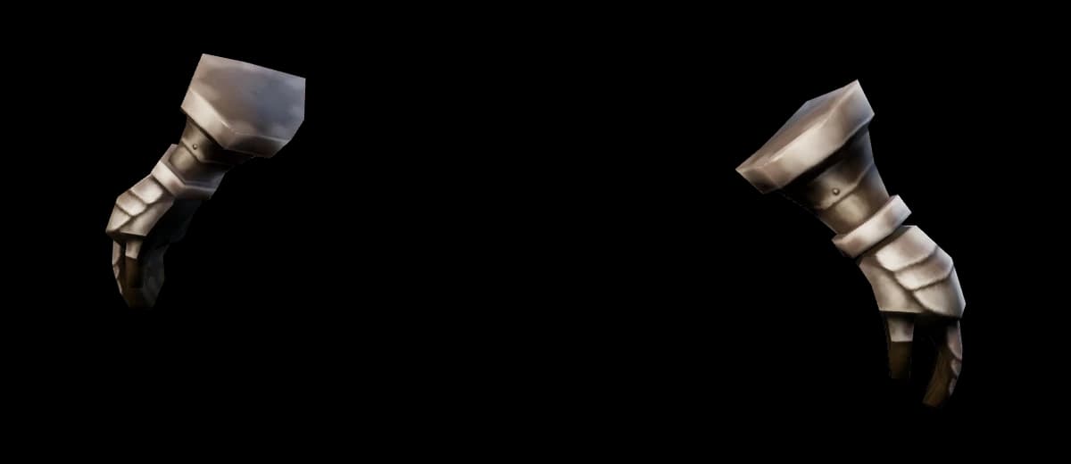 3D render of Doom Gloves [Light Armor]